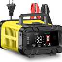 E-FAST 20A Smart Car Battery Charger, 12V 24V Maintainer & Desulfator - Compatible with LiFePO4 Lithium, AGM, Gel, SLA, Deep Cycle - High-Power Trickle Charger for Car, Truck, RV, Boat, Marine