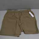ODODOS Men's Athletic Shorts with Pockets 5" Quick Dry Lightweight Workout Gym Running Shorts, Tan, Small