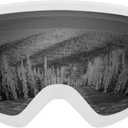 Retrospec Dipper Kids Ski Goggles Unisex for Boys and Girls Youth Ski Goggles Over Glasses UV Protection, Anti-Fog and Adjustable Anti-Slip Straps for Children Ages 2-10 Years