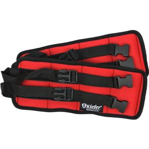 Kiefer Kiefer Ankle/Wrist Weights (1 pair / 2.5 pounds each, Red)