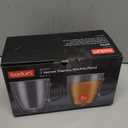 Bodum 10oz Bistro Double Wall Insulated Mug, High-Heat Borosilicate Glass, Set of 2, Clear