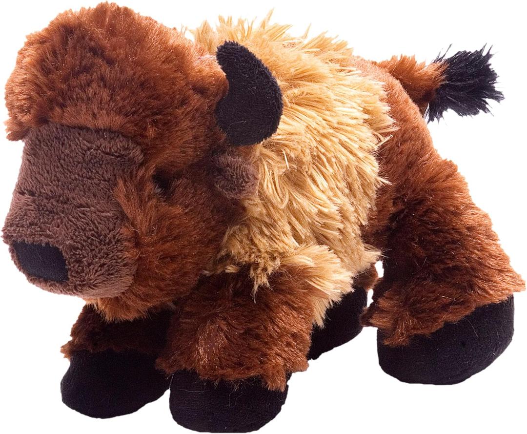 Wild Republic Bison Plush, Stuffed Animal, Plush Toy, Gifts for Kids, HugEms 7"