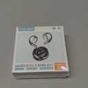 Souroyea Open Ear Earbuds, Wireless Bluetooth Headphones, Deep Bass Earphone, LED Power Display with Mic for iPhone Android Phone, Over Ear Headset for Fitness Sports Workout, Black