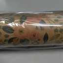 RUSPEPA Kraft Wrapping Paper Roll - Colorful Flowers and Plants Pattern - 30 Inches x 100 Feet