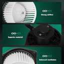 SCITOO HVAC Heater Blower Motor with Fan Cage PM4068 for Suzuki for Grand Vitara l4 2.4L 2009-2013,for Suzuki for Grand Vitara V6 2.7L 2006-2008,for Suzuki for Grand Vitara V6 3.2L 2009-2010