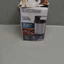 BLACK+DECKER One Touch Coffee Grinder, 2/3 Cup Coffee Bean Capacity, Spice Grinder, One Touch Push-Button Control -150 Watts -Stainless Steel Blades