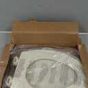 Centoco Heavy-Duty Elongated Toilet Seat, Wood Core with Scratch-Resistant Plastic Finish, Won't Crack or Fade, Residential, Made in the USA, DSAMAZ9-106, Bone