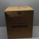 Justrite 10 Gallon Galvanized Steel Oily Waste Can, 18" x 14" Metal Oil Rag Safety Can With Foot Operated Self-Closing Lid for Oil Rag Disposal, Made in the USA, Red, 09300