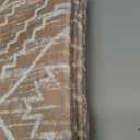 Wonnitar Moroccan Washable Kitchen Runner Rug 2'6"x8', Non-Slip Boho Rug Runners for Hallways, Farmhouse Floor Carpet Soft Runner for Bathroom Hall Entyway (Kakhi,2'6"x8')