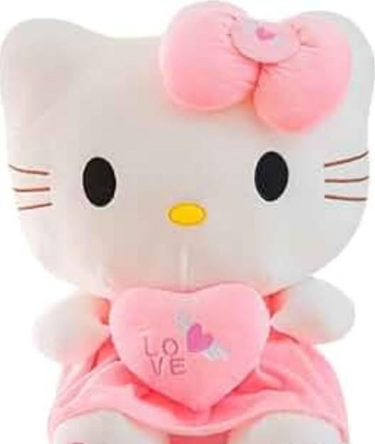 Kitty Plush  Collectible Kitty Plushie Cute Stuffed Animal Toy Adorable Kawaii Doll (Pink 30cm .)