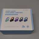 Kids Headphones, AILIHEN I35 On-Ear Headphones for School, 93dB HD Mic Stereo Headphone for Kid Girls Children, Foldable Wired 3.5mm for Chromebook, Laptop, Computer, Tablet (Green Purple) (Blue)