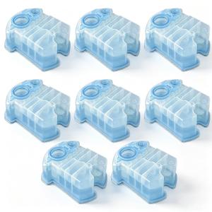 Clean & Renew Refill Cartridges Compatible with Braun Electric Shaver Cleaner Solution for Clean&Charge Cleaning System (8-packs),ASUCDEI