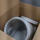 Vittles Vault Traditional Pet Food Storage Container For Dog Kibbles/Bird Seed/Oatmeal/Rice/Flour/Cereal, BPA Free Plastic, Sealed Airtight For Cat Food, Up To 40 lb, Made in USA, With Scoop, Gray, 40 Pounds