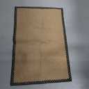 LUMI Natural Jute Indoor Door Mat, 32 x 48, Non-Slip Handwoven Entryway Mat
Jute Fray-Resistant Doormat, Durable Easy-Care Welcome Mat for High-Traffic Front Doors, Farmhouse Style with Rubber Backing