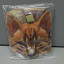 Valpeak 3D Cat Mask, Cat Headband, and Funny Cat Socks with cat Tails (Orange Cat Three-piece)