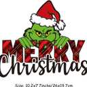 10 x 3Pcs Christmas Iron on Decals Transfer,Winter Christmas Iron on Patches Cartoon Christmas Hat Design Iron on Stickers Xmas Iron on Clothing Patches for Clothing Hat Pillow Backpack DIY Craft Supplies