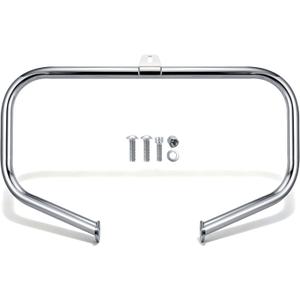 MoKitDora Softail Engine Guard Highway Crash Bar 1.25" Fat for Harley 2000-2017 FL Heritage Classic Deluxe Fat Boy FLSTF Models, Chrome