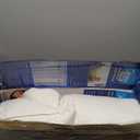 Three Geese White Goose Feather & Cotton Pillows King Size Set of 2 - Soft 600 Thread Count 100% Cotton, Medium Firm,Soft Support,White Solid