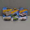 Pack Of 3 Hot Wheels Cars ('69 Corvette Racer, Rink Racer, Surfin' School Bus)