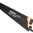 SHIND 18-Inch Professional Hand Saw with High Carbon Steel Blade, Ergonomic Non-Slip Handle for Woodworking, Cutting Wood, Plastic, and Drywall - Durable & Lightweight for Precision Cuts
