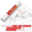 WELSTIK Clear Carpet Protector Film 24" x 200' Single Roll. Clean-Removing, Rugged Plastic Carpet Protector for Surface Protection During Construction, Alteration or Painting