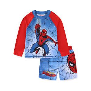 Marvel Spider-Man Boys UPF 50+ Rash Guard and Swim Trunks for Toddler and Big Kids 4