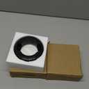 PATIKIL Tire Business Card Holder for Desk, 2Pcs Business Card Holders Rubber Plastic Card Stand Organizer Cards Display for Office Exhibition, Black