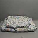 Travan 3-Piece Quilt Set Quilted Bedspread Lightweight Coverlet Set Garden Style Floral Printed Oversized Quilted Bedding Set with Shams for All Season, Exquisite, Queen Size