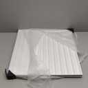 24 PCS 24x24 Inch Slat White Ceiling Tiles, 2x2 Ft Fluted Drop Ceiling Panels for Interior Decor PVC Waterproof Ideal for Bathroom Living Room Bedroom Office Commercial Spaces Cover 96 Sq.Ft