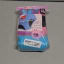 Hanes girls Period Underwear Boxer Briefs, Comfort Period Boxer Brief Panties for Girls, Moderate Protection (18, Boyshort - Pink/Blue/Black - 4 Pack)