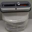 Compact Floor Mop and Bucket - Flat Mop and Bucket with Wringer Set Hands Free | Wet Dry Mop for Apartment, Tiny Home, RV, Windows, Wall, Hardwood, Vinyl, Floor with 6 Microfiber Cloths