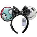 Halloween Mouse Ear Bow Headbands, Bow Hairbands Hair Accessories, Party Christmas Halloween Princess Decoration Cosplay Costume for Girls Women