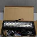 NAOEVO 12 Inch LED Light Bar, 300W 30000LM LED Offroad/Driving/Fog Lights with Wiring Harness Kit, Spot Flood Work Lights for Truck UTV ATV Golf Cart Boat, 1 Pc (White)