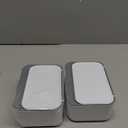 2 Pack Wipes Dispenser, Wipe Holder for Baby & Adult, Seposeve Refillable Wipe Container, Keeps Wipes Fresh, One-Handed Operation. Non-Slip, Easy Open/Close Wipes Pouch Case(2 Grey)