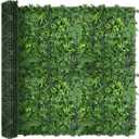 Artificial Boxwood Grass Wall Roll: 80"x120"(67 SQFT) UV Protected | Fake Ivy Privacy Hedge Screen, Faux Leaves from Various Plants, Chain Link Fences for Indoor, Outdoor Patio Balcony & Garden