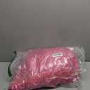 Ekouaer Women's Plush Robe Soft Knee Longth Fleece Bathrobe Short Fleece Pink House Comfy Bathrobes Rose Pink XXL