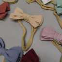 Baby Girl Headbands and Bows, Newborn Infant Toddler Nylon Elastics Hairbands Hair Accessories (Multicolor)