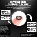 3 x TonGas (24-Pack, Blue & Black) Lower Unit Drain Screw Gaskets Replacement for Yamaha 90430-08020-00 & 90430-08003-00, Mercury Marine 3/8"-16 Drain Fill Screw, Gear Case Oil Seal for Outboard Motors