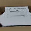 RomanticBaking 100 Pack AutoPopup 7 x 4 3/8 x 1 1/2 Cookies boxes for 2 Macaron Boxes White Chocolate Covered Ore Boxes Pastry Boxes Cakesickle Boxes Bakery Boxes with Window