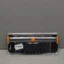 Firbon A4 Paper Cutter 12 Inch Titanium Paper Trimmer Scrapbooking Tool with Automatic Security Safeguard and Side Ruler for Craft Paper, Coupon, Label and Cardstock (Black)