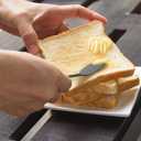 45-Piece Silverware Set Stainless Steel Flatware Set for 8 with Serving Utensils Include Dinner Fork Knife Spoon Cutlery Utensil Set for Home Kitchen Restaurant