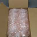 12 Pcs Ribbed Martini Glasses 10 oz Disposable Plastic Vintage Ribbed Coupe Glasses Unbreakable Dessert Parfait Glassware for Wedding Birthday Party Supplies (Champagne Powder)