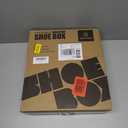 SEE SPRING 12 Pack Shoe Storage Box, Clear Plastic Stackable Shoe Organizer for Closet, Space Saving Foldable Shoe Rack Sneaker Container Bin Holder (Large Fit Size 9)