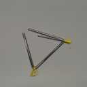 TIPTAP Hand Percussion Triangle, 6IN Musical Steel Triangle with Striker, Percussion Instrument with Exquisite Sound, Instrument for Orff Music Education
