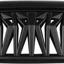 Matte Black Front Grill, Shark Grille Compatible with 2007-2018 Jeep Wrangler Rubicon Sahara Sport JK JKU