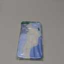 DEFBSC for iPhone 13 Case, Cute Clear Wavy Art Design Aesthetic Pattern Phone Case for Women Girls, Wave Frame Durable Protective Cover Full Camera Protection Bumper for iPhone 13, Blue