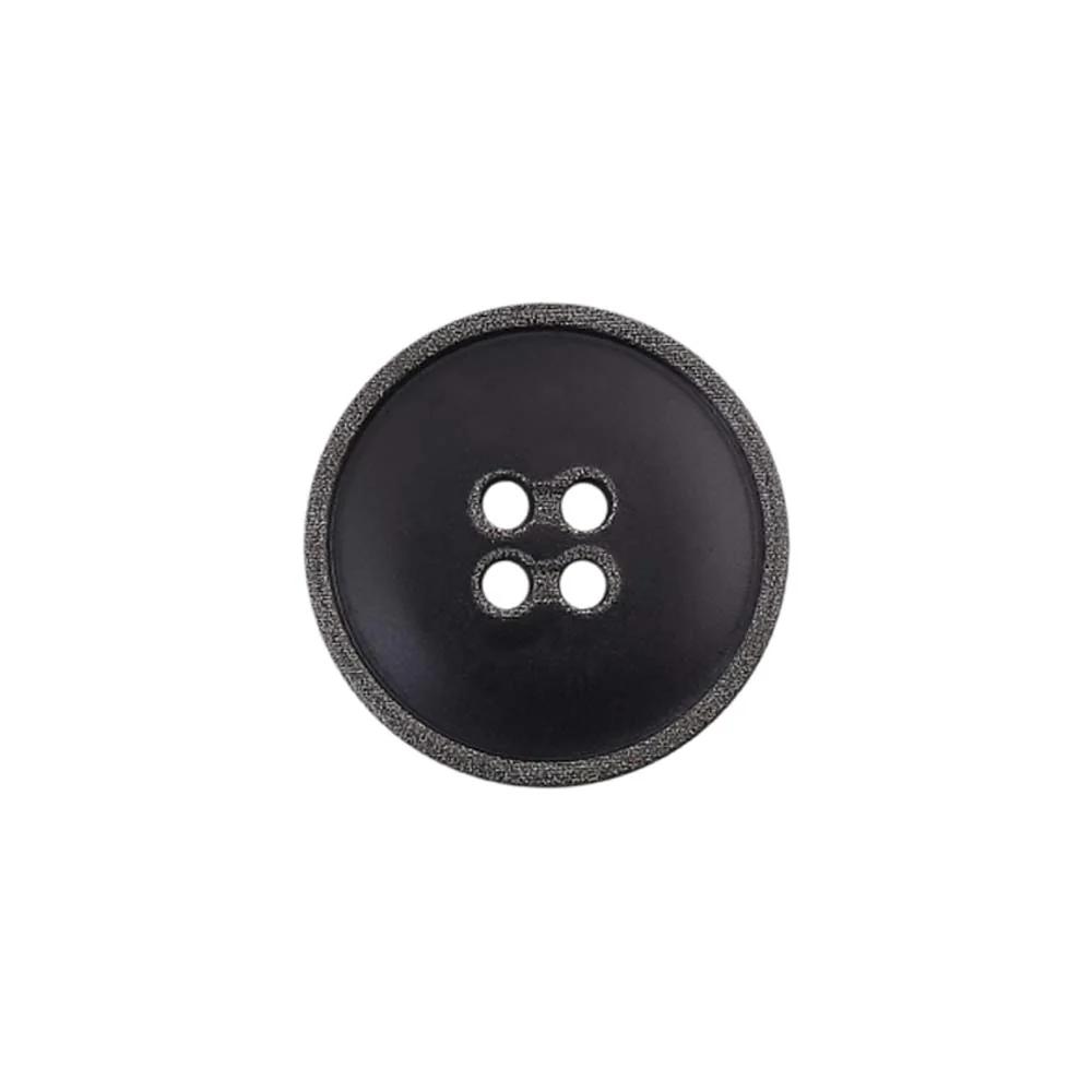 10 PCS 4 Holes Round Pattern Resin Buttons Flatback Sewing Button Favorite Findings Basic Buttons for Clothing Arts Crafts Projects DIY Decorations Sewing Accessories (30.5 mm, Black)