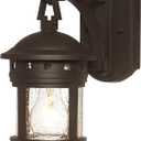 DESIGNERS FOUNTAIN Sedona Outdoor Light Fixture, 10.75 Inch Exterior Wall Lantern Sconce for Front Door, Patio and Porch, Oil Rubbed Bronze, 2370-ORB