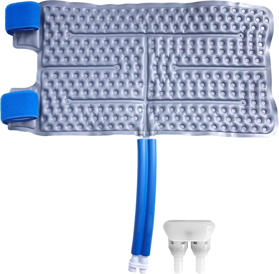 XL Replacement Pad for Cold Therapy Machine  Full Coverage for Knee/Leg/Arm, Fits 1/4" Inner Diameter Tube, Includes Quick-Connect  Check Images & Details Before Ordering if Unit is Another Brand