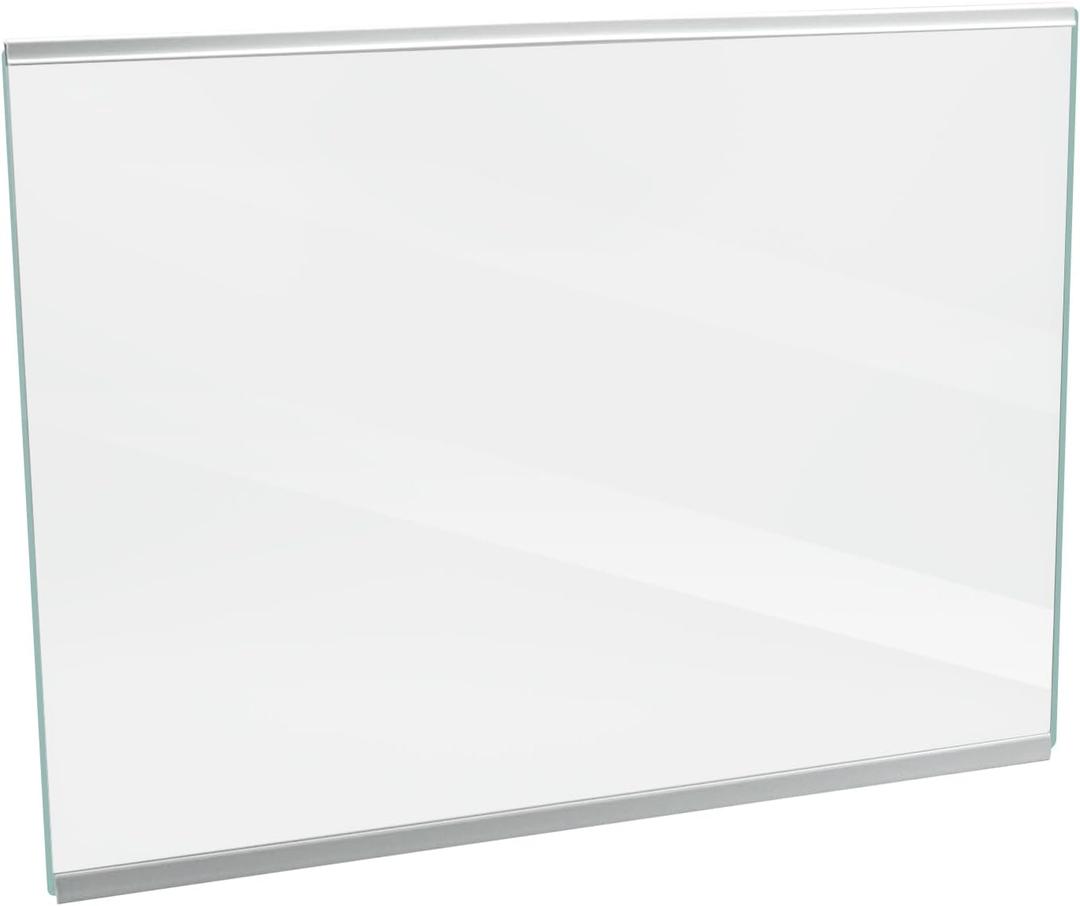 W11130200 Freezer Glass Shelf 17.5" X 13" Replacement Compatible with Whirlpool Freezer Shelf Replacement Refrigerator Glass Freezer Shelves Parts WRS571CIDM00,WRS571CIHZ00,WRS571CIHW04,WRS321CDBM00